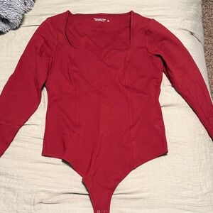 Abercrombie & Fitch Red Bodysuit